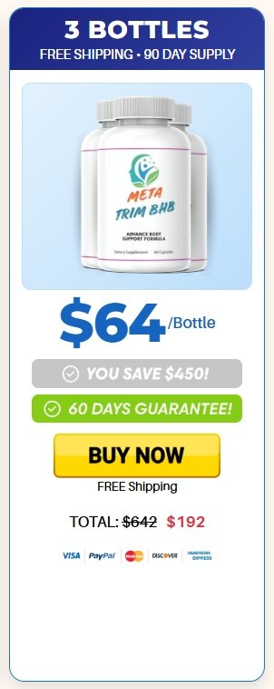 Grab 3 bottles of Meta Trim BHB today