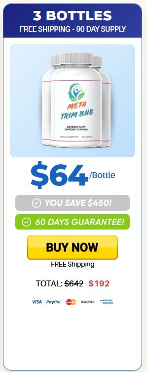 Buy Meta Trim BHB 3 bottles today